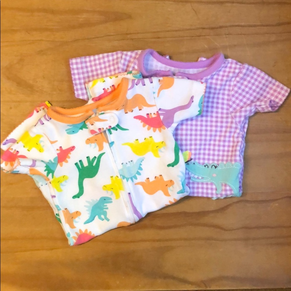 Carters One Piece Short Sleeve Pajama Set